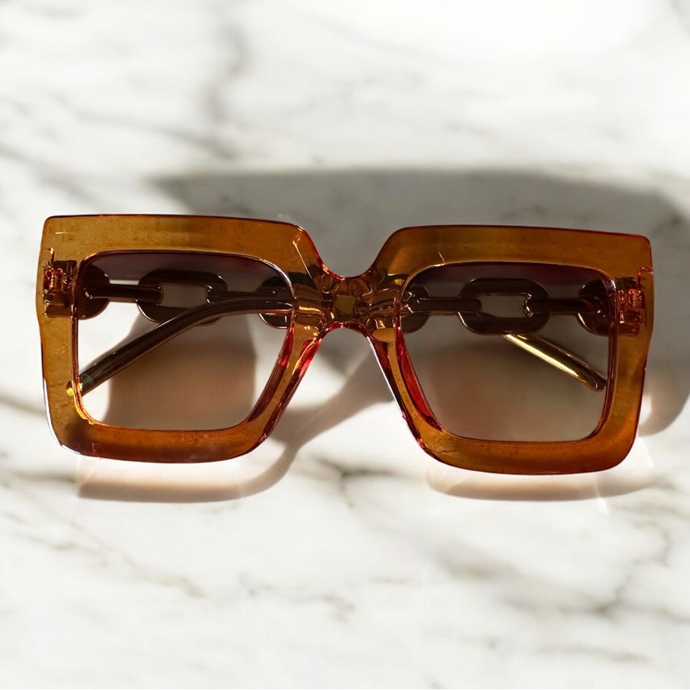 Square Brown Sunglasses